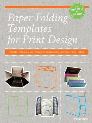 cover image of Paper Folding Templates for Print Design